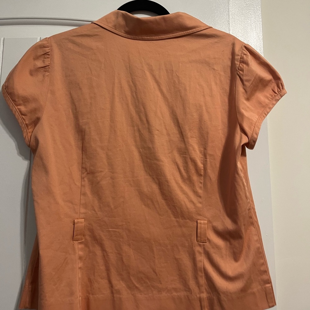 Studio I Women's Peach Short Sleeve Blazer - Picture 7 of 7